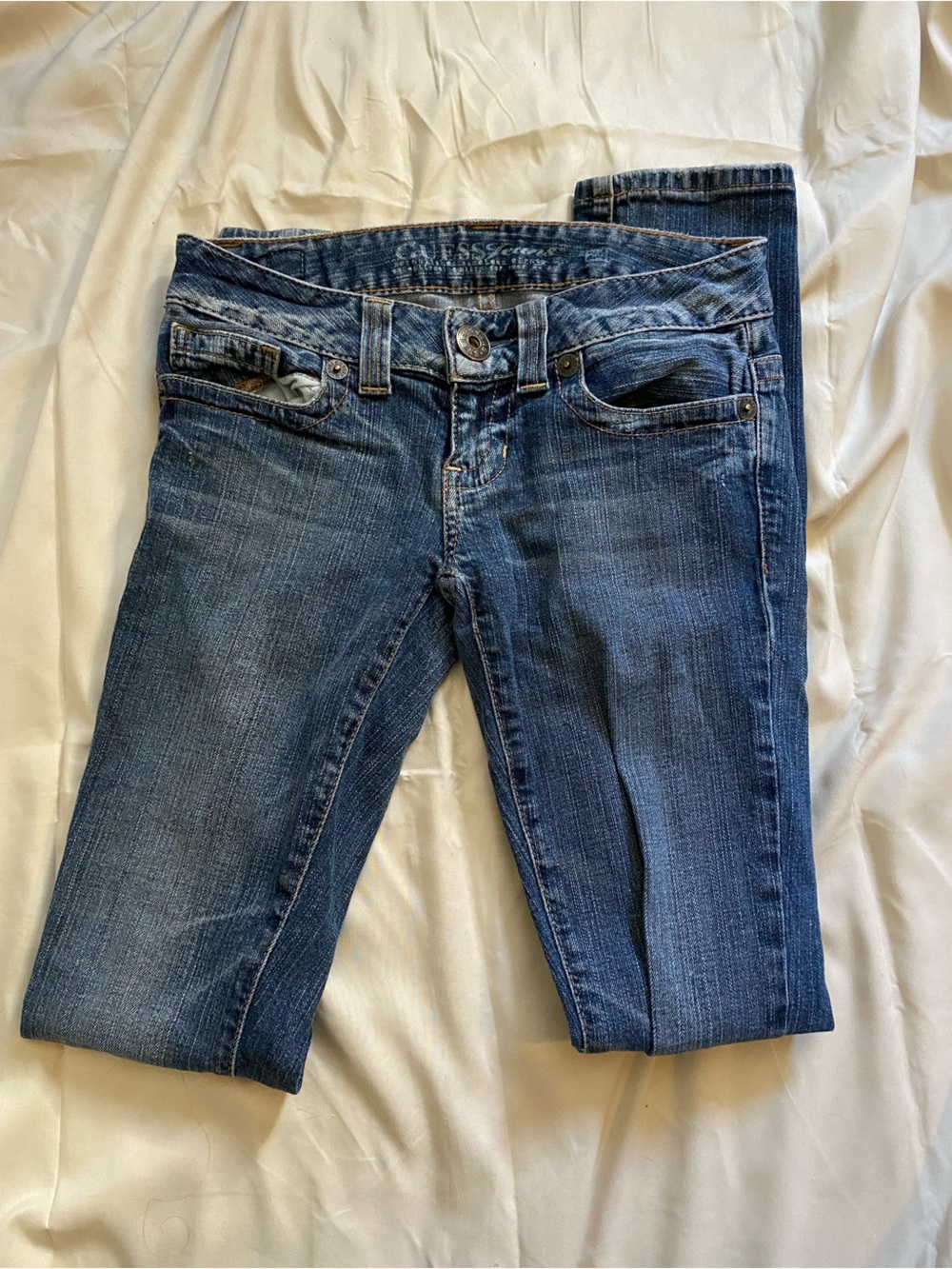 Guess Women's Dark Blue Skinny Jeans